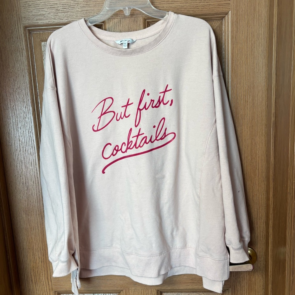 PINK SWEATSHIRT